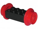 1141 - Wheel Bricks with Small Red Train Wheels fra 1981 - Nytt/Forseglet thumbnail