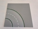 Baseplate, Road 32 x 32 9-Stud Curve with Road Pattern thumbnail