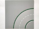 Baseplate, Road 32 x 32 9-Stud Curve with Road Pattern thumbnail