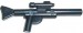 Minifigure, Weapon Gun, Blaster SW Long