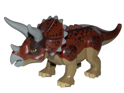 Dinosaur Triceratops with Reddish Brown Back
Komplett i god stand.