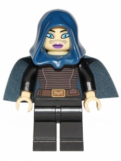 Barriss Offee - Dark Blue Cape and Hood
Pen figur. Mangler kappen.