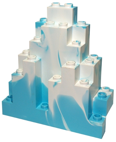 Rock Panel 3 x 8 x 7 Triangular (LURP) with Marbled White Pattern
I god stand.