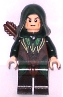 Mirkwood Elf Archer - Dark Green Outfit, Dual Sided Head
Komplett i god stand.