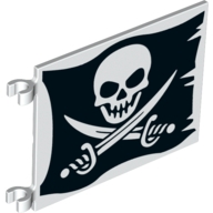 Flag 6 x 5 with Skull and Crossed Cutlasses (Jolly Roger) Pattern on Both Sides
I god stand.