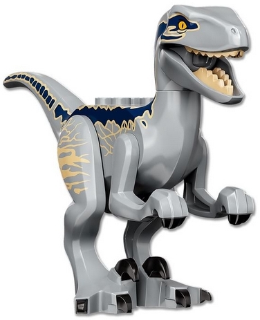 Dinosaur Raptor / Velociraptor with Dark Blue and Tan Markings (Jurassic World Blue)
Komplett i god stand.