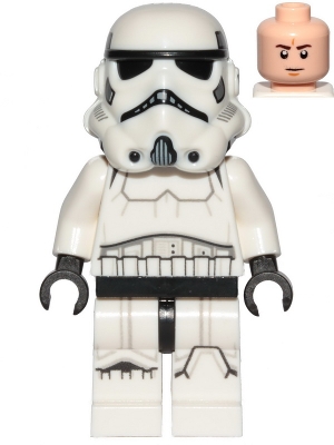 Imperial Stormtrooper (Dual Molded Helmet, Gray Squares on Back) - Male, Light Nougat Head, Frown
Komplett i god stand.