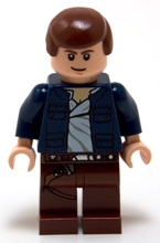 Han Solo, Reddish Brown Legs with Holster Pattern, Open Jacket
Komplett i god stand.
