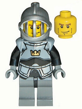 Fantasy Era - Crown Knight Plain with Breastplate, Grille Helmet, Vertical Cheek Lines
Komplett i god stand.