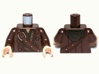 Torso LotR Coat with Shoulder Strap, Silver Buckle and Dark Green Hood Pattern / Dark Brown Arms / Light Nougat Hands
I god stand.