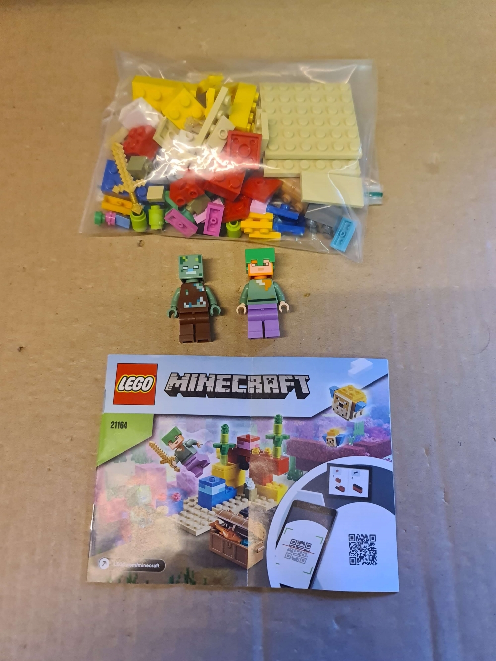 Sett 21164 fra Lego Minecraft serien.
Som nytt.
Komplett med manual.