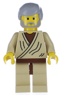Obi-Wan Kenobi (Old with Light Bluish Gray Hair)
Komplett i god stand.