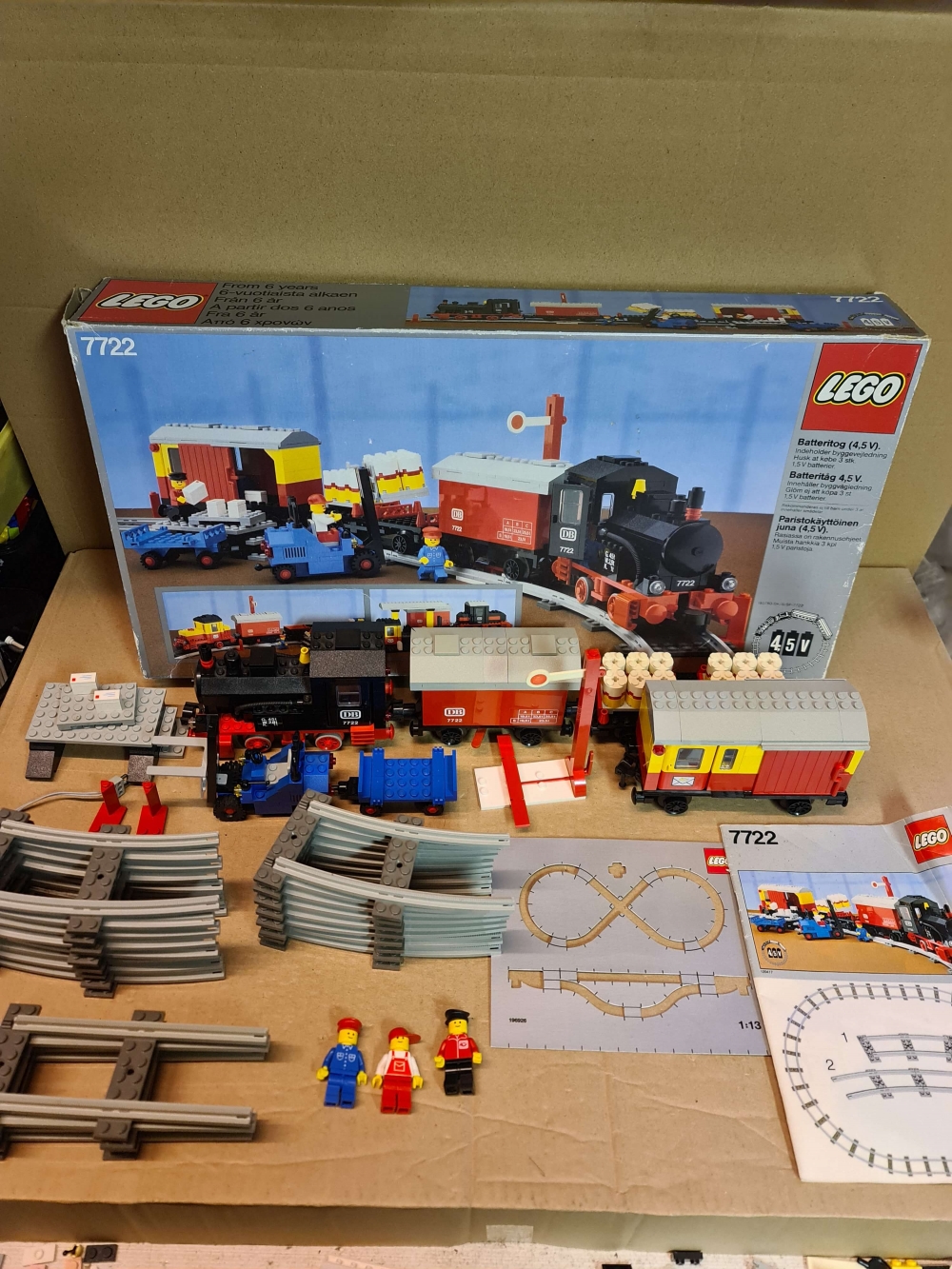 Sett 7722 fra Lego Train : 4.5V serien.
Meget pent sett.
Komplett med manual og eske.