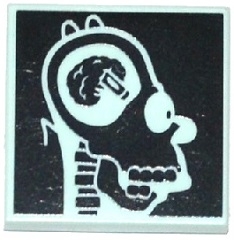 Tile 2 x 2 with Simpsons Homer's Head X-Ray Pattern
I god stand.