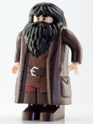 Rubeus Hagrid, Dark Brown Topcoat with Buttons (Light Nougat Version with Movable Hands)
Komplett i god stand.
