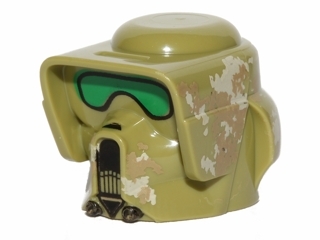 Minifigure, Headgear Helmet SW Elite Corps Trooper with Camouflage Pattern
I god stand.