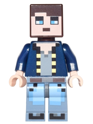 Minecraft Skin 8 - Pixelated, Dark Blue Jacket and Bright Light Blue and Sand Blue Legs
Komplett i god stand.