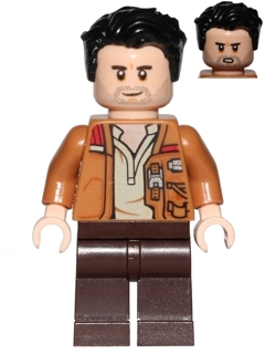 Poe Dameron (Medium Nougat Jacket, Hair)
Komplett i god stand.