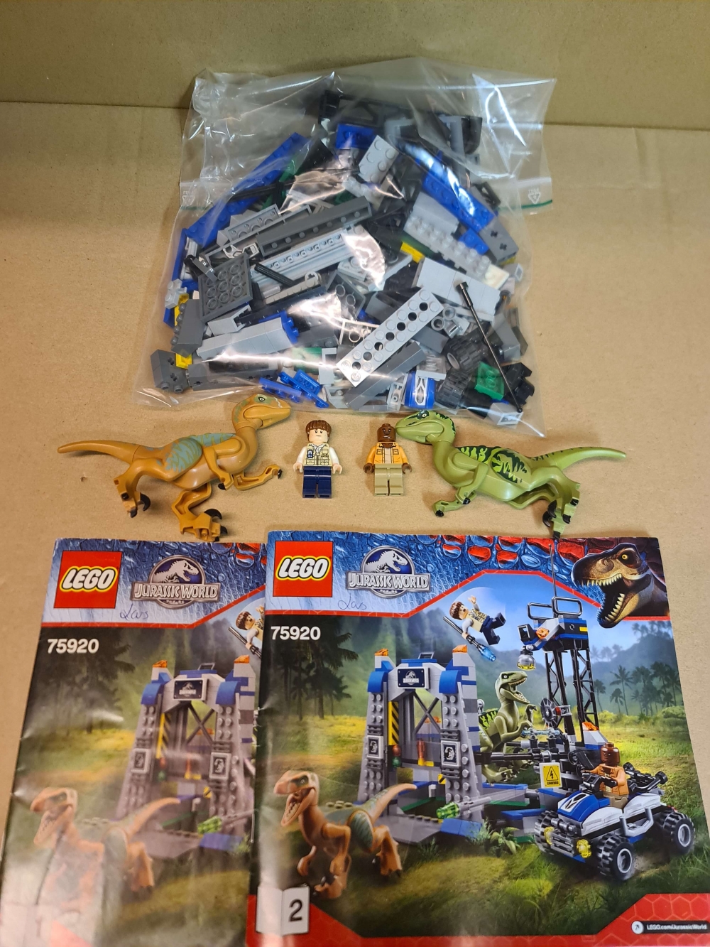 Sett 75920 fra Lego Jurassic World serien.
Meget pent.
Komplett med manualer