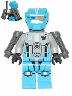 Dark Azure Robot Sidekick with Jet Pack
Komplett i god stand.