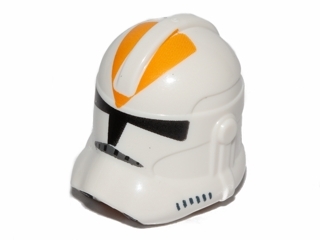 Minifigure, Headgear Helmet SW Clone Trooper (Phase 2) with Black Visor and Bright Light Orange 212th Attack Battalion Markings Pattern
I god stand.