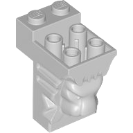 Brick, Modified 2 x 3 x 3 with Cutout and Lion Head - 4 Hollow Studs and 2 Solid Studs
I god stand.