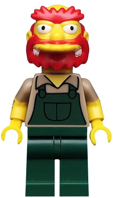 Groundskeeper Willie, The Simpsons, Series 2 (Minifigure Only without Stand and Accessories)
Komplett i god stand.