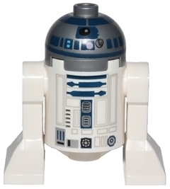 Astromech Droid, R2-D2, Flat Silver Head, Lavender Dots and Small Receptor
Komplett i god stand.