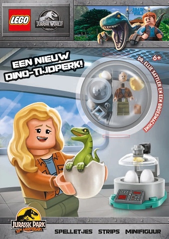 Jurassic World - Dr. Ellie Sattler
Fra softcover bok. Kun uåpnet figur og deler i plastboks. Ikke boken.