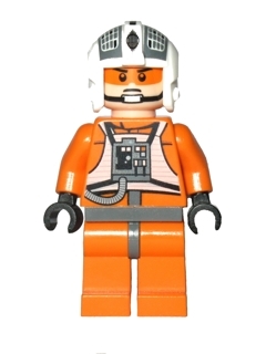 Rebel Pilot Y-wing (Jon 'Dutch' Vander, Gold Leader) - Light Nougat Head with Visor and Chin Strap
Komplett i god stand.