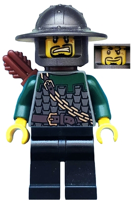 Kingdoms - Dragon Knight Scale Mail with Chain and Belt, Helmet with Broad Brim, Quiver
Komplett i god stand.