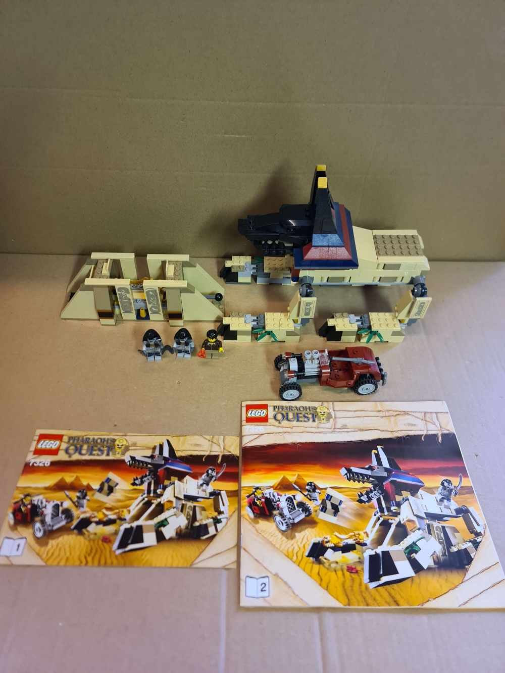 Sett 7326 fra Lego Pharao's Quest serien.

Som nytt. Komplett med manualer. 