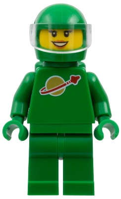 Classic Space - Green with Air Tanks and Motorcycle (Standard) Helmet with Visor (Yve)
Komplett i god stand.