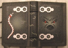 Minifigure, Utensil Book 2 x 3 with Hinges and Ghost Face Pattern
I god stand.
