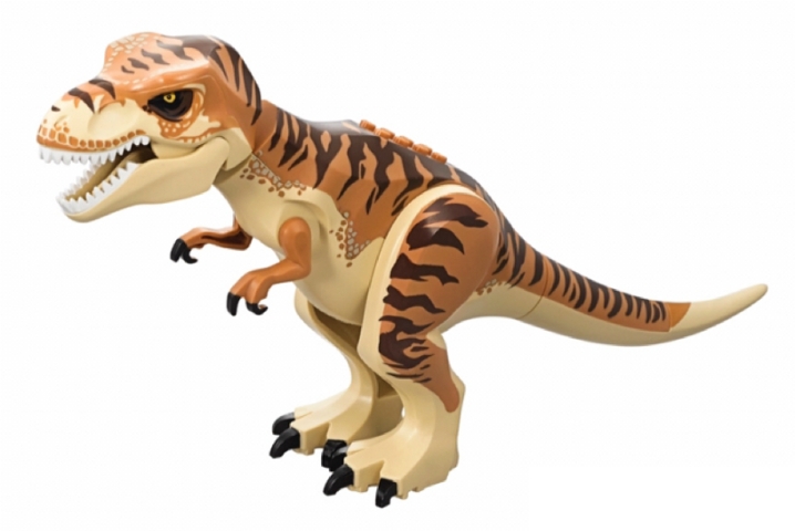 Dinosaur Tyrannosaurus rex with Medium Nougat Back
Komplett. Noen bruksmerker på bena. Ikke mye.