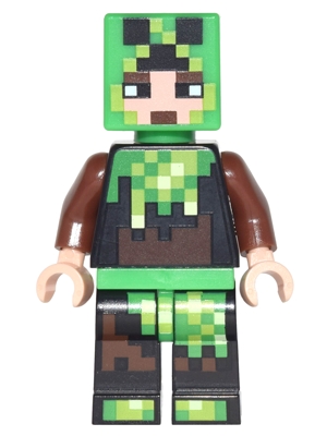 Minecraft Skin 6 - Pixelated, Bright Green and Dark Brown Creeper Costume
Komplett i god stand.