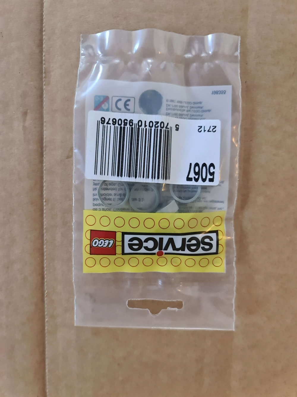 Sett (sparepart) 5067 fra Lego Train : 12V - Service Packs serien.
Nytt og forseglet.