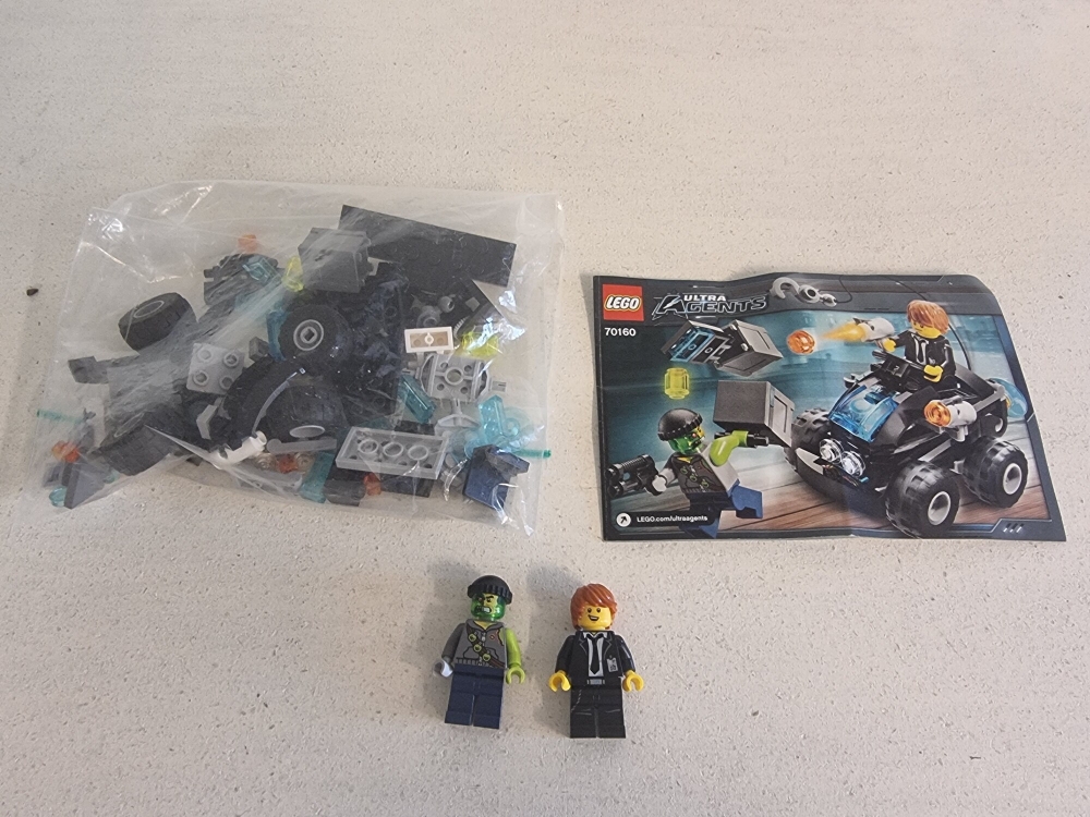 Sett 70160 fra Lego Ultra Agents serien.
Meget pent.
Komplett med manual.