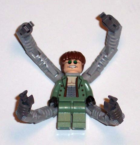 Dr. Octopus (Otto Octavius) / Doc Ock, Sand Green Jacket, Sand Green Legs, Clenched Teeth Smile - With Arms
Komplett i god stand.