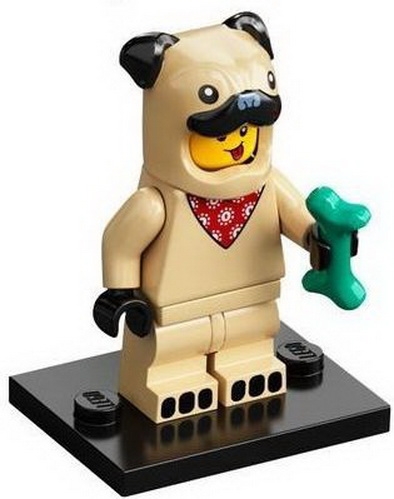 Pug Costume Guy, Series 21 (Complete Set with Stand and Accessories)
Komplett i god stand.