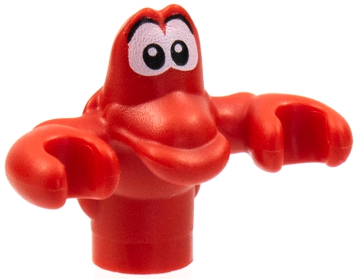 Crab, Disney with White Eyes, Large Black Pupils and Eyebrows Pattern (Sebastian)
I god stand.
