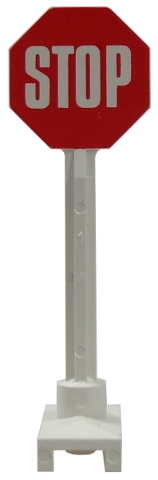 Road Sign Octagon with Stop Sign Pattern
I god stand.