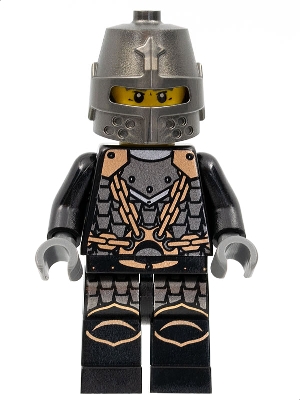 Kingdoms - Dragon Knight Scale Mail with Chains, Helmet Closed, Gray Beard
Komplett i god stand.