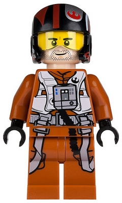 Poe Dameron (Pilot Jumpsuit, Helmet)
Komplett i god stand.