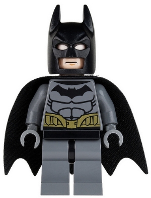Batman - Dark Bluish Gray Suit, Gold Belt, Dark Bluish Gray Hands
Komplett i god stand.