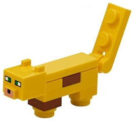 Minecraft Ocelot (Yellow Plate, Round 1 x 1 Feet) - Brick Built
Komplett i god stand.