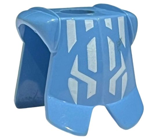Minifigure Armor Breastplate with Leg Protection with White Jayko Geometric Pattern
I god stand.