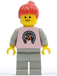 Horse Logo - Light Gray Legs, Red Ponytail Hair
Komplett i god stand.