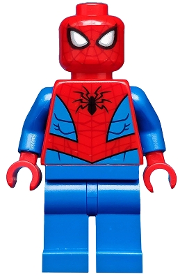 Spider-Man - Dark Red Web Pattern, Blue Legs
Komplett i god stand.