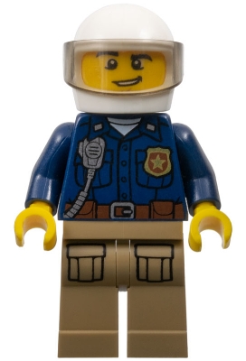 Mountain Police - Officer Male, White Helmet and Smirk
Komplett i god stand.